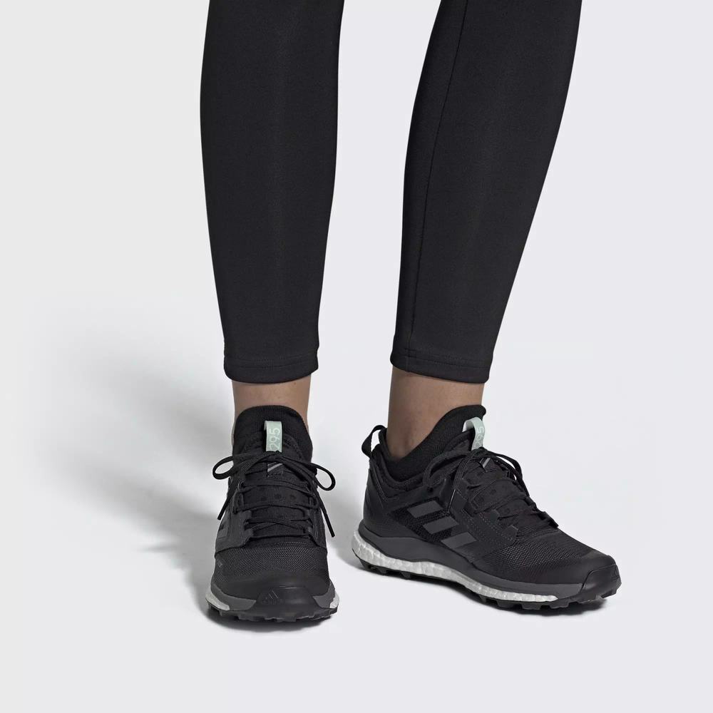 Adidas Terrex Agravic XT GTX Tenis De Seguridad Negros Para Mujer (MX-33882)
